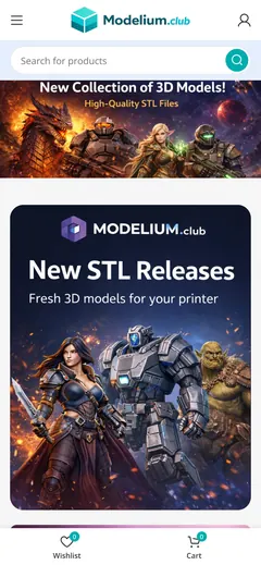 Modelium, modelium.club: мобильная версия сайта